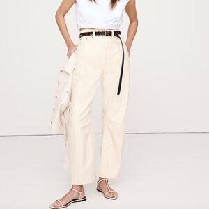 Banana Republic High-Rise Barrel Jean